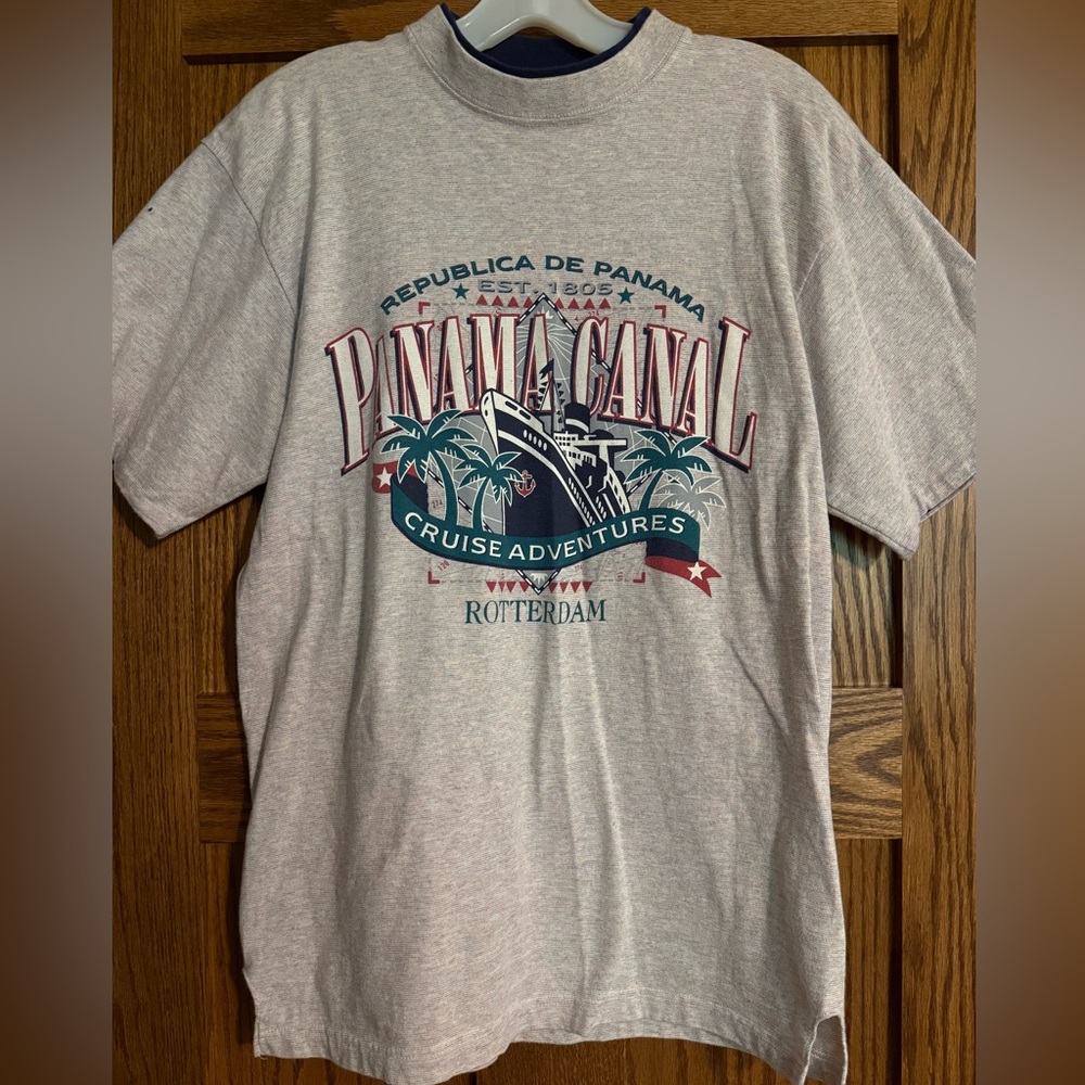 Gear For Sports Gray Panama Canal Graphic Tee